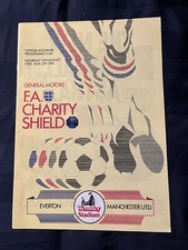 1985 charity shield for sale  SCUNTHORPE