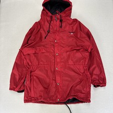 Jaqueta corta-vento masculina vintage POLO SPORT RALPH LAUREN vermelha média com capuz longa comprar usado  Enviando para Brazil
