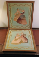 Pair matching lithographs for sale  Midland