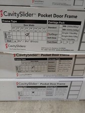 *4º DE JULHO VENDA***CS Cavity Sliders moldura de porta de bolso CSS4K2668, usado comprar usado  Enviando para Brazil