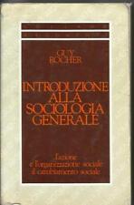 Introduzione alla sociologia usato  Italia