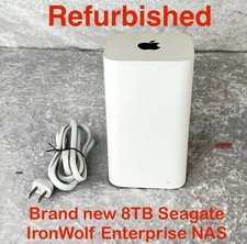 Usado, Roteador Wireless Apple AirPort Time Capsule IronWolf Pro NAS 8TB HDD A1470 *LEIA* comprar usado  Enviando para Brazil