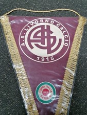 Gagliardetto CALCIO FOOTBALL CLUB PENNANT BANDERÌN WIMPEL FANION LIVORNO Flamula, usado comprar usado  Enviando para Brazil
