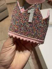 Glitter confetti crown for sale  Edinburg