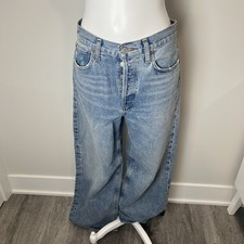 Jeans feminino Agolde folgado baixo lavagem libertina, tamanho 26 comprar usado  Enviando para Brazil
