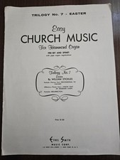 Usado, Partitura de igreja fácil de Páscoa William Stickles Trilogy #7 para órgão Hammond comprar usado  Enviando para Brazil