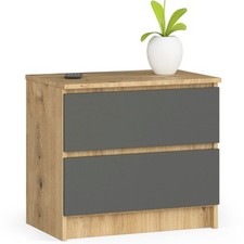 Używany, AKORD KOMODA K60 2SZ CLP DĄB ARTISAN / SZARY na sprzedaż  PL