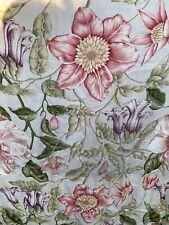 Sanderson floral linen for sale  DOWNHAM MARKET
