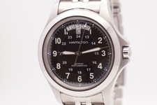 Relógio masculino Hamilton cáqui Field King H644550 automático dia/data mostrador preto 40mm comprar usado  Enviando para Brazil