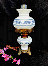 Hurricane lamp white for sale  Libertyville