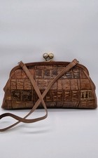 Vintage leder handtasche gebraucht kaufen  Nürnberg