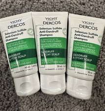 Xampu anti-caspa sulfeto de selênio Vichy Dercos coceira couro cabeludo viagem tamanho 50ml comprar usado  Enviando para Brazil