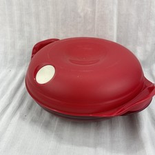 Usado, Micro-ondas Tupperware Heat N Serve 0,07 litros/3 xícaras vermelho 5434A-tampa tigela comprar usado  Enviando para Brazil