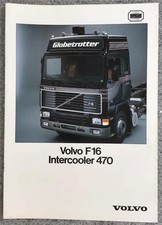 Folheto de vendas comerciais VOLVO F16 INTERCOOLER 470 TRUCK c1988 #RSP 62352 comprar usado  Enviando para Brazil