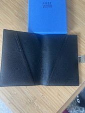 Smythson black leather for sale  COVENTRY