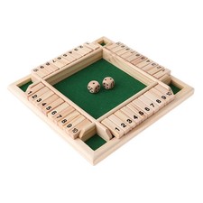 Juego de Mesa de Dados Shut The Box: 2 a 4 Jugadores (Madera/Verde) comprar usado Juego de Mesa de Dados Shut The Box: 2 a 4 Jugadores (Madera/Verde) comprar usado  Enviando para Brazil