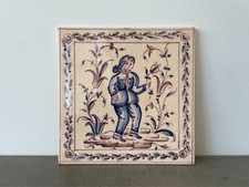 Azulejo vintage pintado à mão Portugal - Cerâmica portuguesa comprar usado  Enviando para Brazil