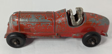 Carro de corrida vintage HUBLEY ferro fundido vermelho #5 com pneus de borracha modelo driver 2-457 comprar usado  Enviando para Brazil