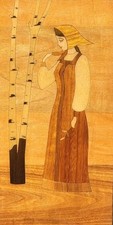 Tableau marqueterie. scène d'occasion  Toulouse-