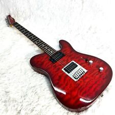 Colcha de guitarra elétrica Fernades TE-380 Telecaster vermelha usada comprar usado  Enviando para Brazil