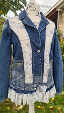 Jeansjacke spitzenjacke größ gebraucht kaufen  Erftstadt