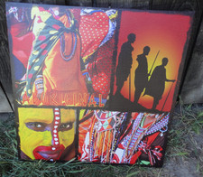 Toile afrique tableau d'occasion  Saint-Firmin