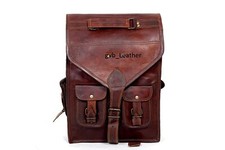 Usado, 18" Grande Genuino Americano Mochila de Cuero Mujer Estilo Retro Vintage Escolar comprar usado Usado, 18" Grande Genuino Americano Mochila de Cuero Mujer Estilo Retro Vintage Escolar comprar usado  Enviando para Brazil