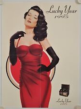 Affiche publicité cigarettes d'occasion  La Courtine