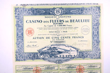 Societe casino fleurs d'occasion  Paris XV