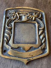 engraved brass plaques for sale  OSWESTRY