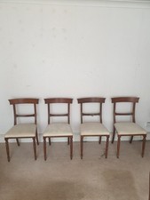 Burr walnut chairs for sale  STANLEY
