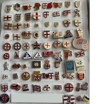 England enamel lapel for sale  WATFORD