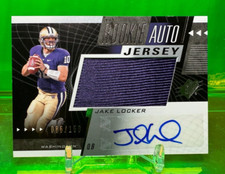 Camiseta #66/150 2011 RC AUTO Jake Locker SPx Rookie QB HUSKIES Titans, usado comprar usado  Enviando para Brazil