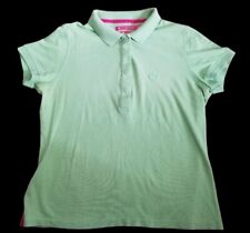 Blusa polo feminina DUDALINA verde manga curta estilo MÉDIA comprar usado  Enviando para Brazil