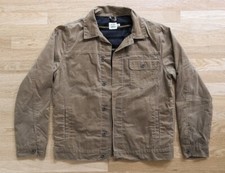 Jaqueta caminhoneiro encerada forrada de flanela Flint and Tinder marrom bronzeado média Huckberry comprar usado  Enviando para Brazil