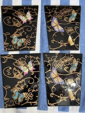 4pc enamel butterfly for sale  Hollywood
