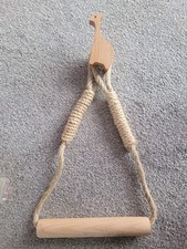 Rustic wooden rope for sale  WHITLEY BAY
