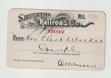 1897 silverton railroad for sale  Scarsdale