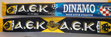 Cachecol de seda dupla face AEK DINAMO ZAGREB BLACK MEMORY CHAMPIONS 8/8/2023 comprar usado  Enviando para Brazil