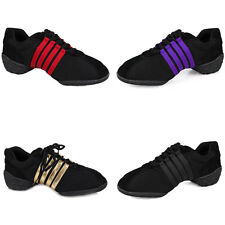 Tênis de dança unissex jazz hip hop masculino feminino moderno tênis de lona 4 cores, usado comprar usado  Enviando para Brazil