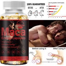 Usado, Raiz de Maca 120 Cápsulas - Impulsionador da Saúde Sexual Desempenho Vegano Ginseng Peruano comprar usado  Enviando para Brazil