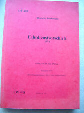 Fahrdienstvorschrift 1972 neuw gebraucht kaufen  Parchim-Umland III