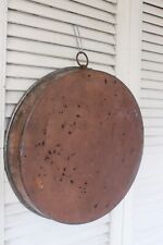 Antiga escargot/bolo/frigideira de cobre francesa estilo antigo forrada em lata 35 cm, usado comprar usado  Enviando para Brazil