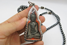 Pingente de amuleto Buda antigo início de 1500 contas Dzi 9 olhos colar Mala raro comprar usado  Enviando para Brazil