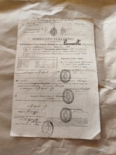 foglio congedo illimitato usato foglio congedo illimitato usato  Scicli