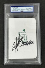 Cartão de pontuação Masters assinado por Hideki Matsuyama 2020 vencedor autografado certificado de autenticidade PSA comprar usado Cartão de pontuação Masters assinado por Hideki Matsuyama 2020 vencedor autografado certificado de autenticidade PSA comprar usado  Enviando para Brazil