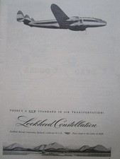 1945 pub lockheed d'occasion  Yport