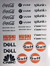 Mclaren stickers sponsor for sale  UK