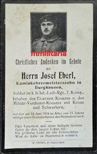 Sterbebild wwi soldat gebraucht kaufen  Gottmadingen