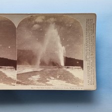 Yellowstone stereoview c1895 for sale Yellowstone stereoview c1895 for sale  TELFORD